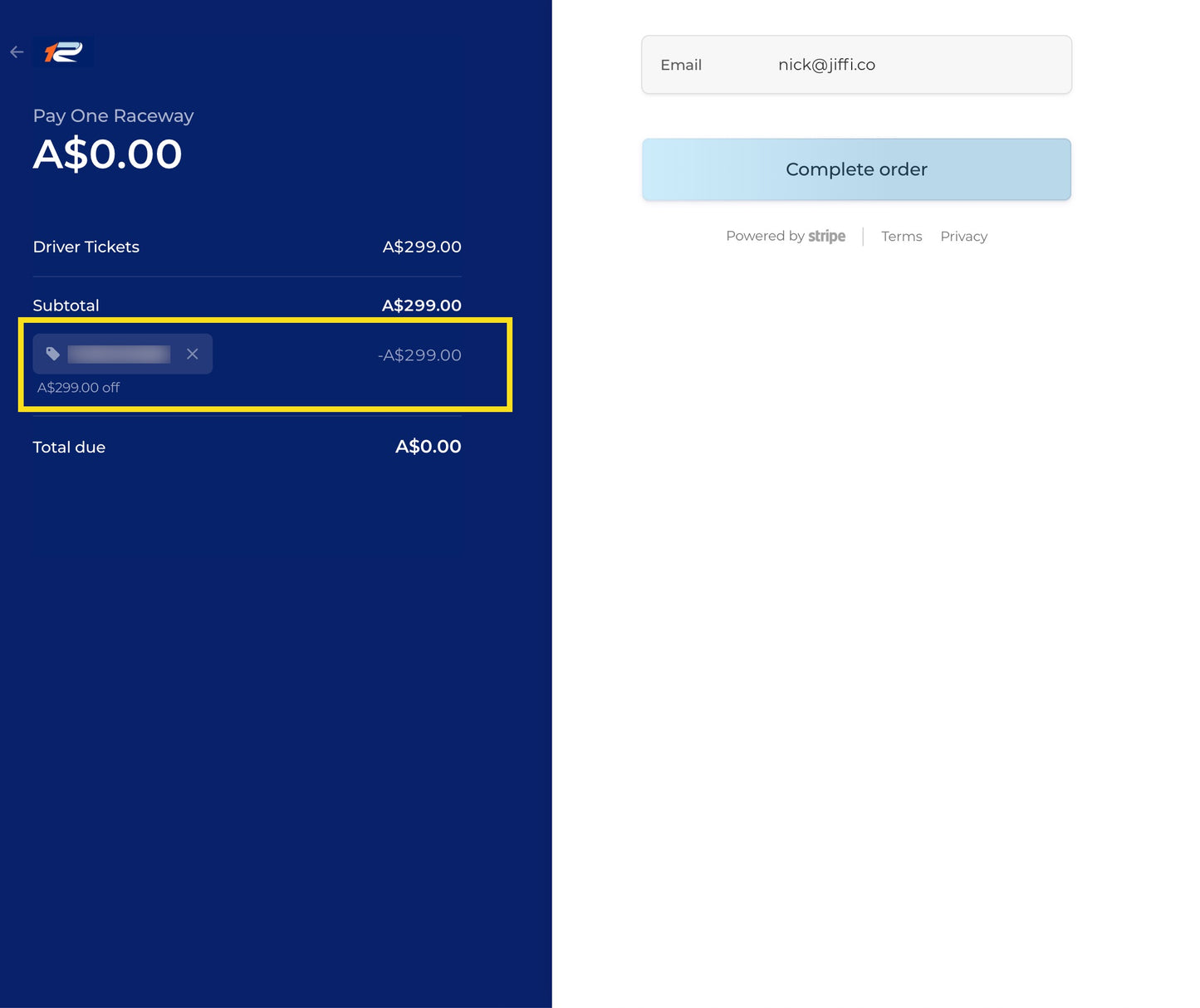 Weekend Track Day Voucher